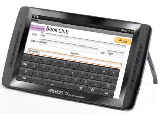 TabletPc avec logiciel gestion de livres